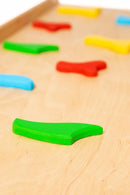 LATRANS lot de 3 triangles d'escalade avec toboggan et arche d'escalade - Aire de jeux d'intérieur pour les tout-petits à partir de 1 an - Jouet d'escalade inspiré de Pikler