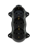 Prise vintage montée en Surface, interrupteur rétro rond, série de commutateurs