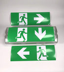 IP 65 Éclairage continu à LED Éclairage de secours Éclairage de secours Éclairage de sortie de secours Éclairage de secours Éclairage de secours SORTIE (éclairage continu IP65) 