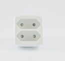 Adaptateur multiprise fiche contact de protection distributeur fiche multiple 3 fois 4 fois 2 fois (2 euros)