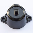 Schéma de commutation 6 Interrupteur déviateur, interrupteur rotatif/inverseur en saillie, 10A/250V, IP20 Noir RETRO Bakélite LOOK OLD