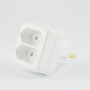 Adaptateur multiprise fiche contact de protection distributeur fiche multiple 3 fois 4 fois 2 fois (2 euros)
