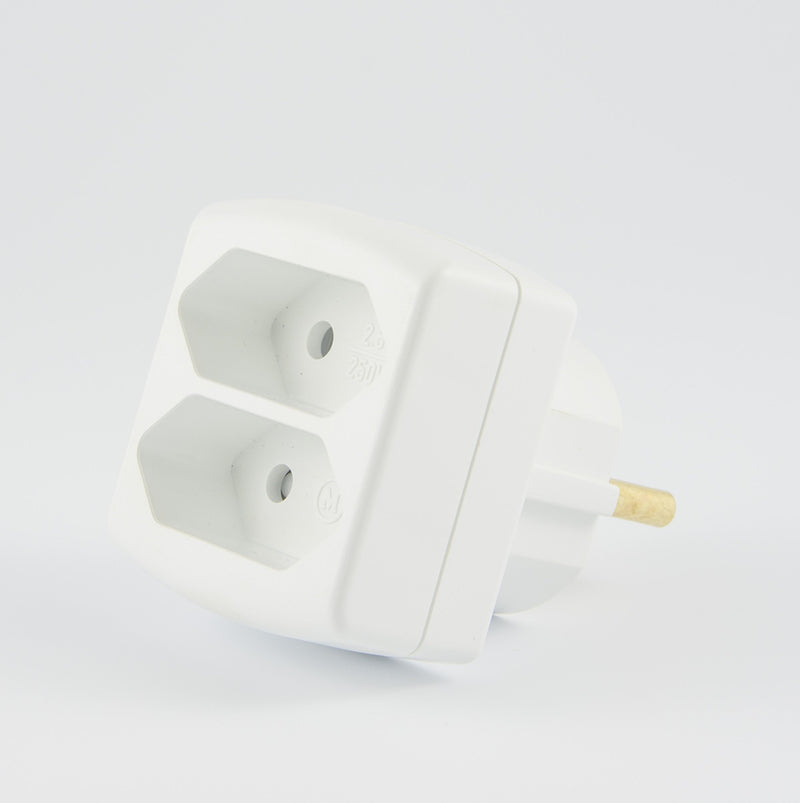 Multi-plug adapter plug protective contact distributor multiple plug 3-fold 4-fold 2-fold (2 euros)