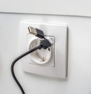 Latrans Unterputz Schuko Steckdose mit USB C 2400mA und 4 in 1 Universal Ladekabel für alle Smartphone Tablet Digitalkamera MP3 usw.